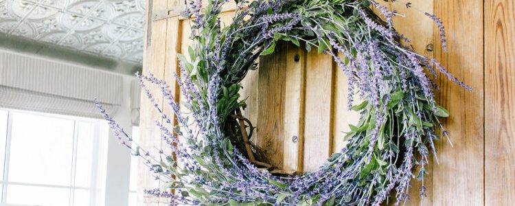 Lavender Wreath