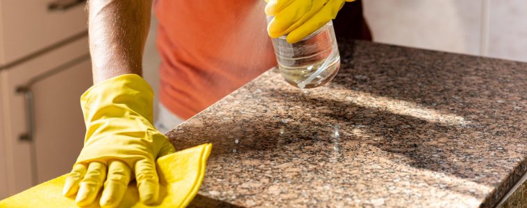 Cleaning granite counter tops