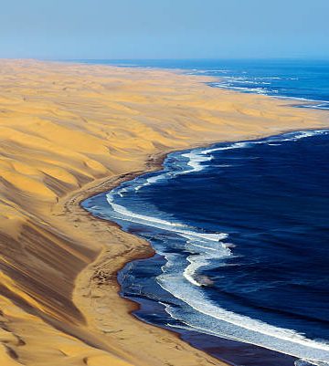 Namibia skeleton coast line