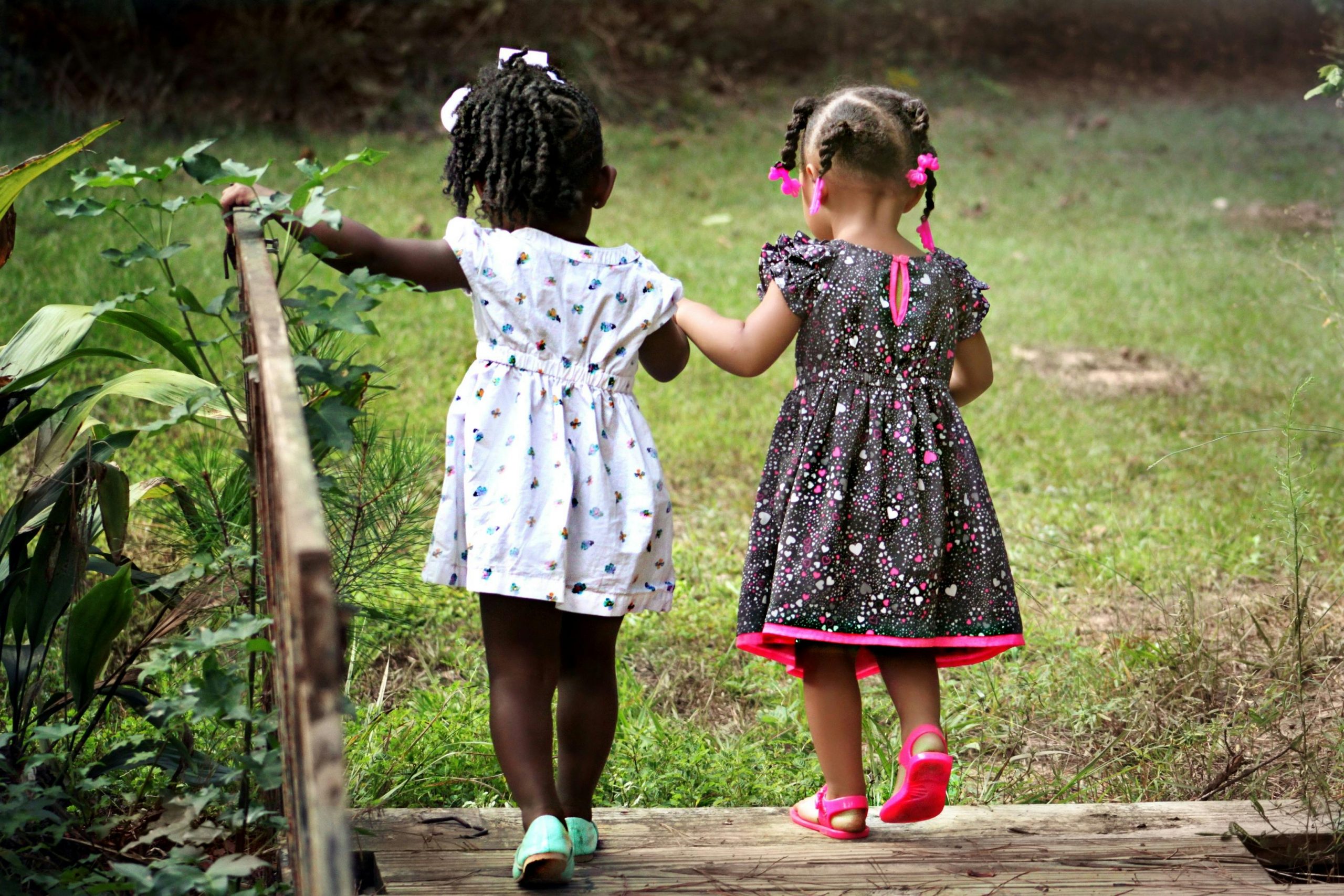 children in nature