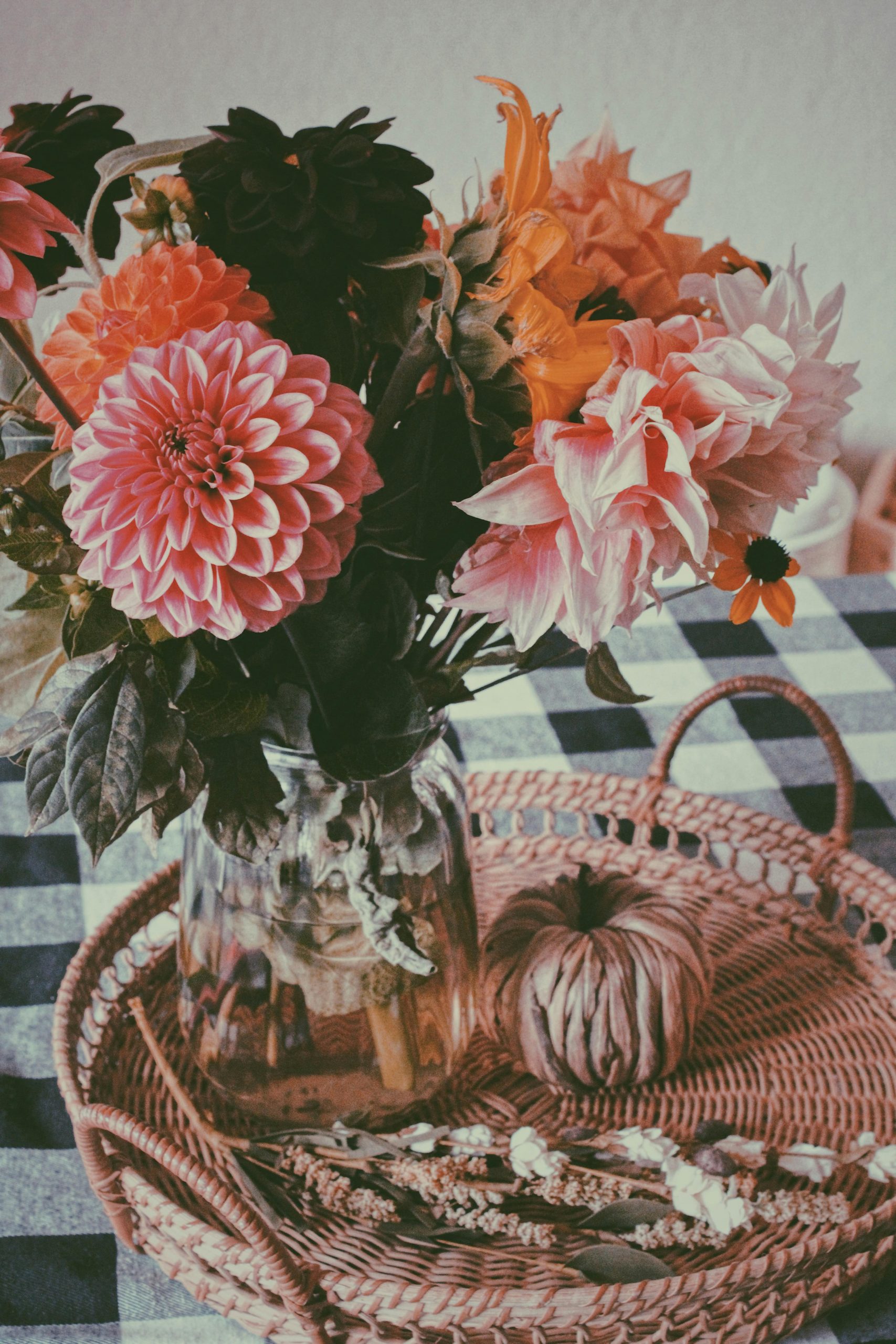 bouquet of Dahlias